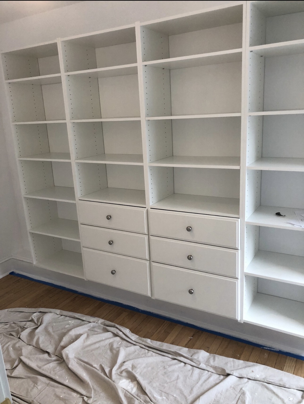 Built-in closet carpentry