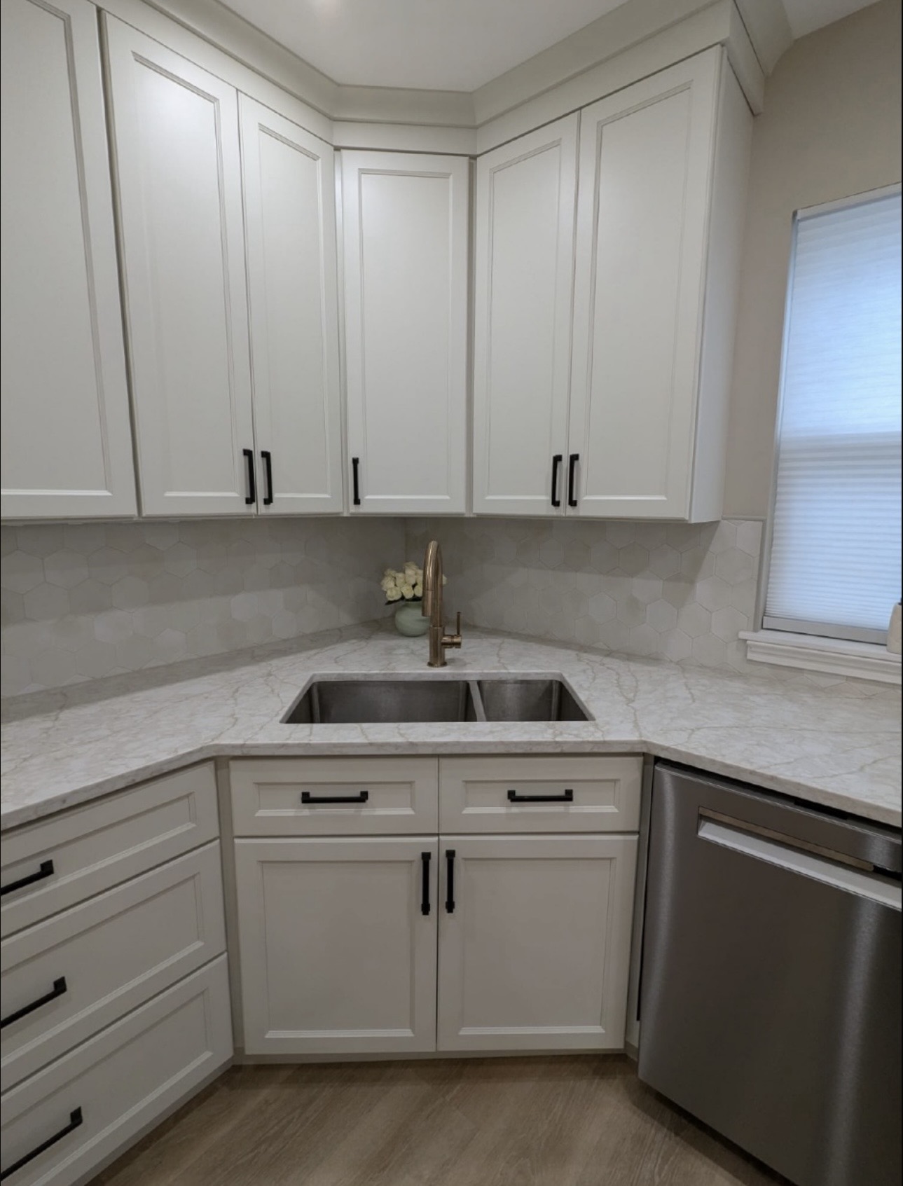 Kitchen cabinetry and countertop installation