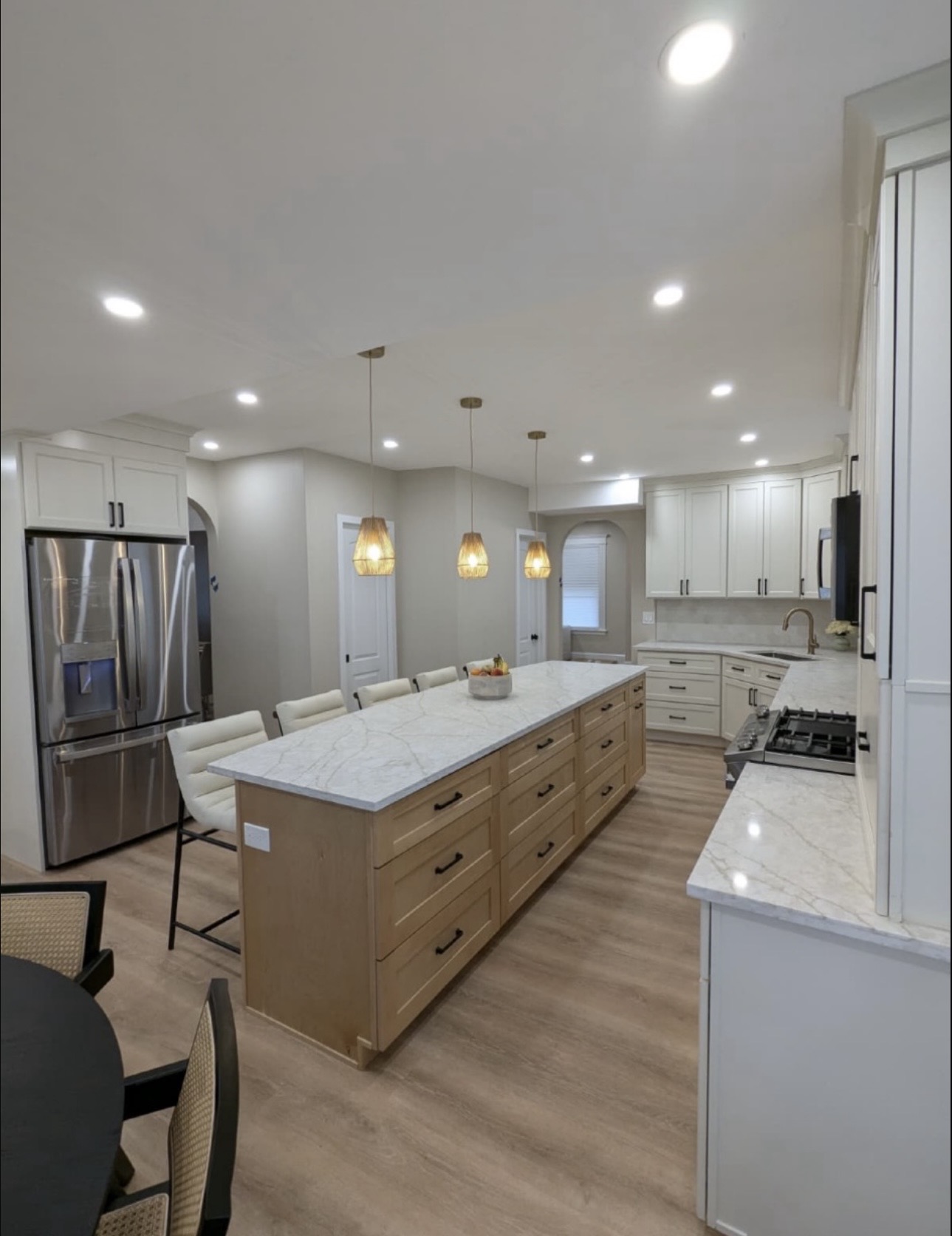 Kitchen interior during a Glazer Construction build