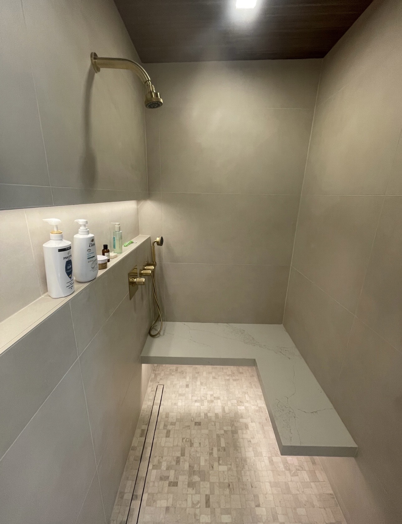 Master bathroom vanity and fixtures
